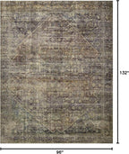 Loloi Amber Lewis Morgan Collection MOG-05 Spice/Lagoon 8'-3" x 11'-3" 38" - Image 2