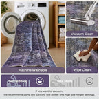 Kokia Abstract Area Rugs 9x12 Bedroom Washable Decor Low Pile Non-Slip - Image 8
