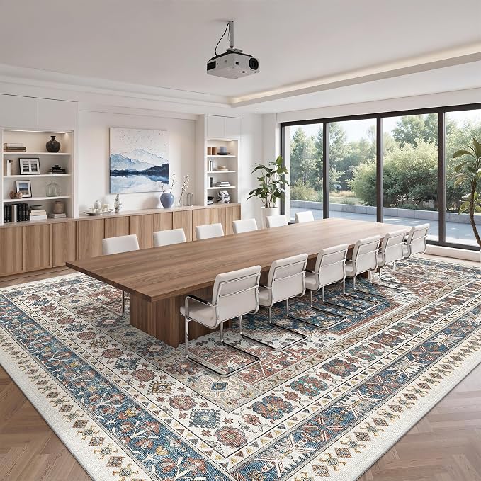 zesthome 10x14 Area Rugs, Stain Resistant Washable Rug, Ultra-Thin Rugs - Image 4