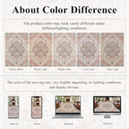 5x7 Area Rugs for Living Room Ultra-Soft Washable Rug Vintage Distressed Boho - Image 7