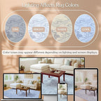 Fame Living Beige Oushak Rug, Area Rugs - Image 7