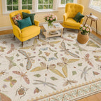 Beige Dining Table Rug - Image 3