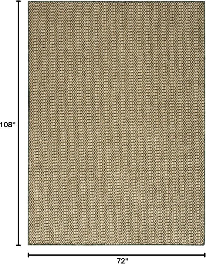 Nourison Home Courtyard Green 6' x 9' Area Rug - Image 2