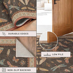 2'6"x8' 8ft Long Hallway Runner Rug, Stain Resistant Non-Slip Kitchen Floor Mats - Image 5