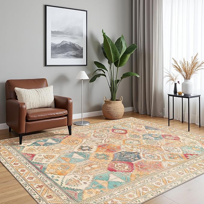 Bavni Washable Rug 8x10 Area Rug - Image 2