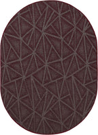 Furnish my Place Geometrical Pattern Indoor/Outdoor Refine Burgundy Abstract by FurnishMyPlace