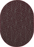 Furnish my Place Geometrical Pattern Indoor/Outdoor Refine Burgundy Abstract by FurnishMyPlace