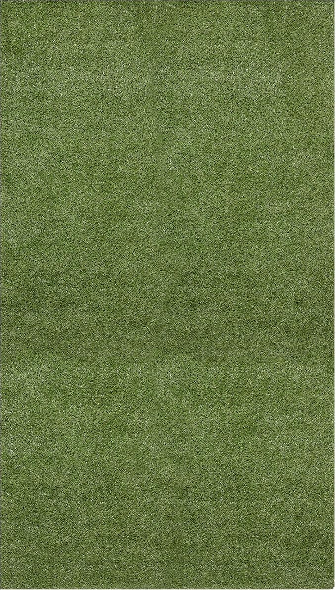 Ottomanson 6'6" x 33' Artificial Faux Grass Rug - Image 7
