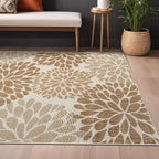 Beverly Rug Outdoor Rug 5x7 Modern Exotic Tropical Leaf Area Rugs - Image 9