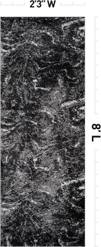 Rugshop Abstract Marble Shag Runner Rug Anthracite Dark Gray 2' 3" x 8' Perfect - Image 2