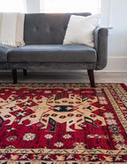 Unique Loom Taftan Collection Border Geometric Tribal Inspired Design Area Rug - Image 11