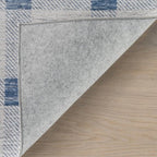 Dash & Albert Valen Plaid Blue Machine Washable Rug, 8.5 X 11.5 Feet - Image 6