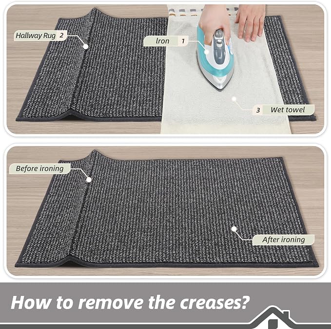 BEQHAUSE 2x3 Entryway Rug Indoor Door Mat Non-Slip Washable, Hallway Rugs - Image 9