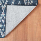 Dash & Albert Guthrie Navy Machine Washable Rug, Runner-2.5 X 8 Feet - Image 5