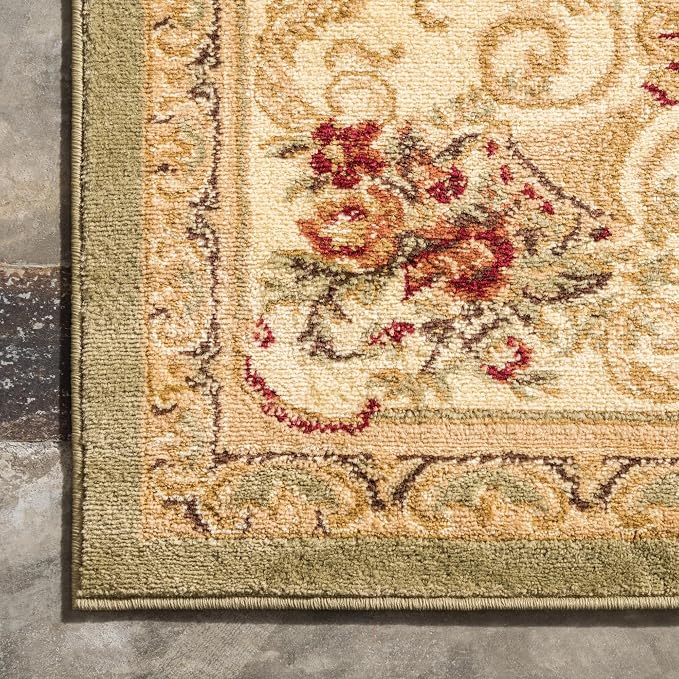 Unique Loom Versailles Collection Traditional Classic Floral Motif Area Rug - Image 12