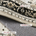 XWZO Runner Rug 2x10ft for Long Hallways, Washable Non-Slip Low Pile Area Rug - Image 4