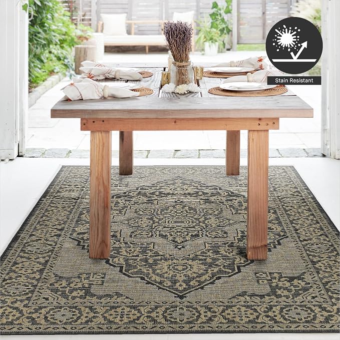 FH Home Flat Woven Outdoor Rug - Image 7