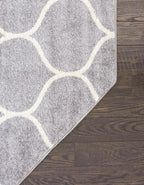 Rugs.com Lattice Frieze Collection Rug – 5' Octagon Light Gray Medium Rug - Image 8
