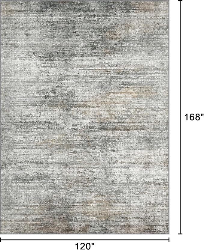 Bavni 10x14 Area Rugs, Modern Living Room Rugs Low Pile, Large Machine Washable - Image 2