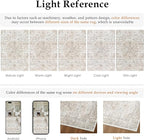 8x10 Washable Vintage Area Rug for Living Room Bedroom Beige Grey Soft - Image 5