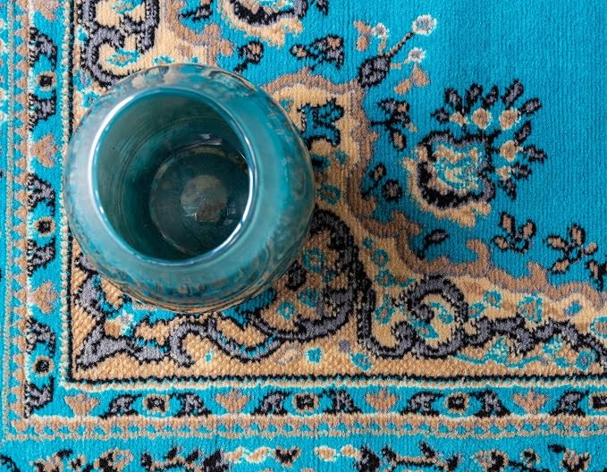 Unique Loom Reza Collection Traditional Persian Style Area Rug, 9 ft 10 in x 13 - Image 5