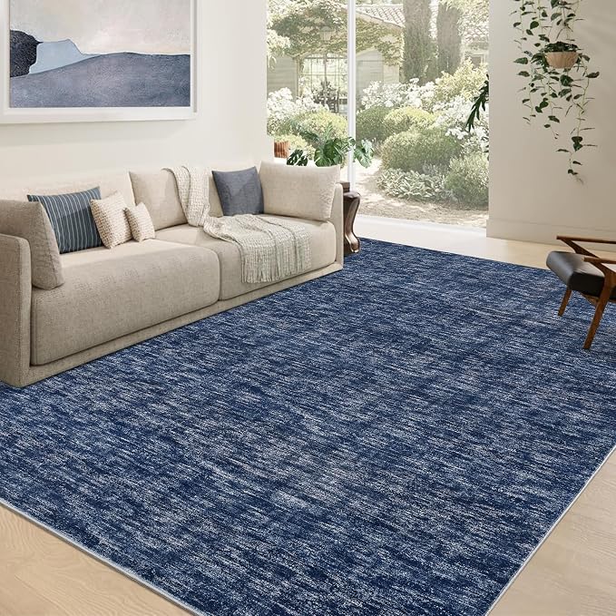 RUGSREAL Living Room Area Rug 10x13 Modern Solid Color Large Bedroom Rug - Image 9