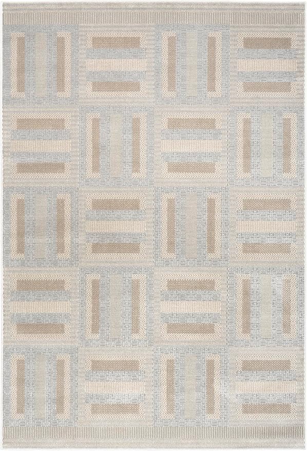 Nourison Home Nordic Grey Multicolor 4' x 6' Scandinavian Area Rug - Image 3