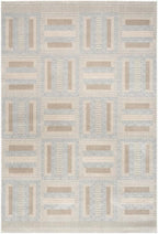Nourison Home Nordic Grey Multicolor 4' x 6' Scandinavian Area Rug - Image 3