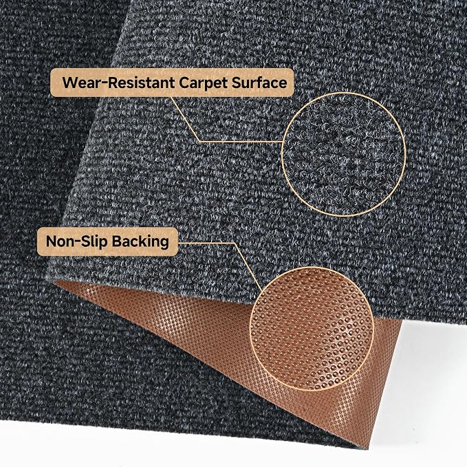 jxgzyy Heavy Duty Runner Rugs 2'11 x 9'10'', Non Slip Entrance Doormat - Image 5