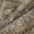 5x7 Brown Black Area Rug for Living Room Washable Vintage Distressed Carpet - Image 6