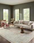 Loloi Rifle Paper Co. Maison Collection MAO-07 Khaki 2'-6" x 9'-6", .19" Pile by Loloi