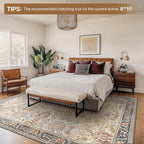 Bavni Area Rug 3x5, Non-Slip Washable Rugs - Image 8