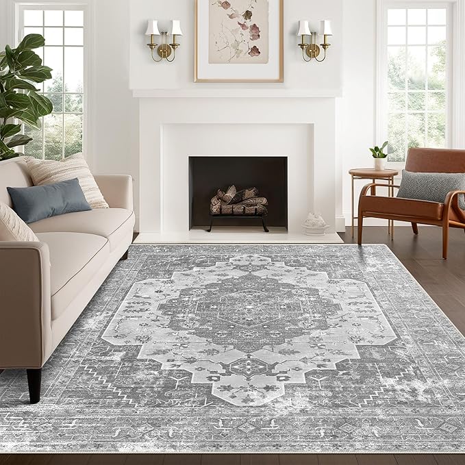 vivorug 9x12 Area Rugs, Stain Resistant Washable Rug by vivorug