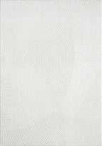 Abani Cream Area Rug for Living Room, Bedroom - Image 3