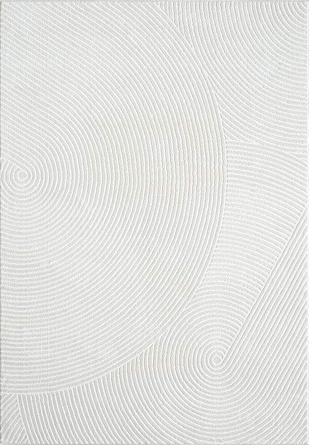 Abani Cream Area Rug 12' x 15' for Living Room, Dining Room by Abani