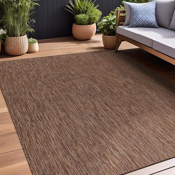 Beverly Rug Indoor Outdoor Rug 10x14, Washable Outside Carpet by BeverlyRug