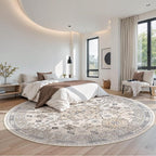 zesthome 9ft Round Rugs for Living Room, Non-Slip Washable Round Area Rugs - Image 7