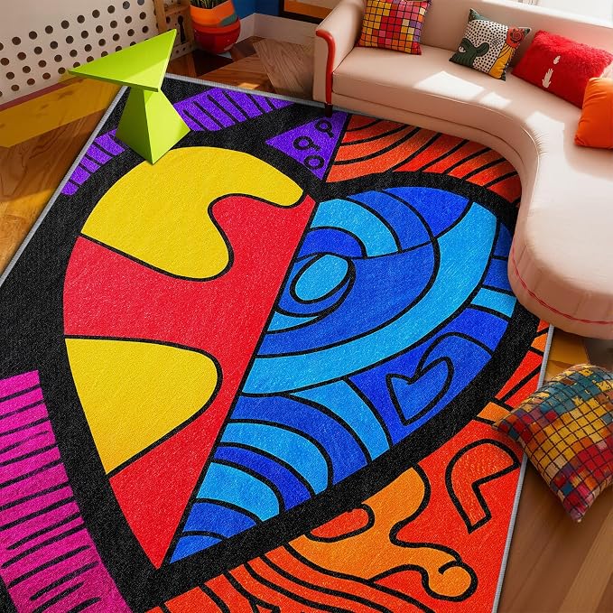 Abstract Area Rugs by Unknown