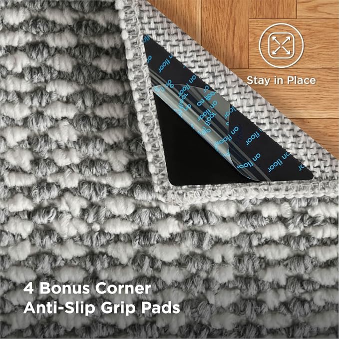 Bedsure 6x9 Faux Wool Area Rugs - Image 3