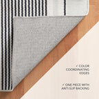 Dash & Albert Gunner Stripe Machine Washable Rug, 2.5 X 8 Feet - Image 7