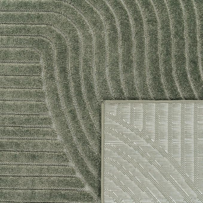 Paco Home Modern Area Rug with Raised Curved Line Pattern – Minimalist Design - Image 4