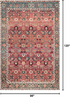 vivorug 8x10 Area Rugs for Living Room, Non-Slip Backing Washable Rug 8x10 - Image 2