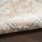 Nourison Home Astra Machine Washable Beige 5'3" x Round Area Rug - Image 9