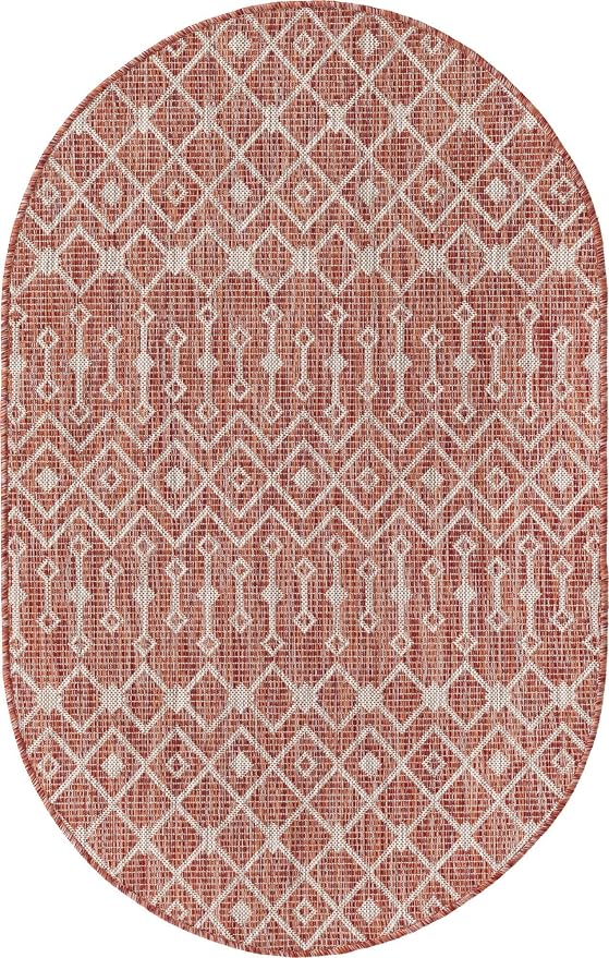 Unique Loom Outdoor Trellis Collection Area Rug - Image 8