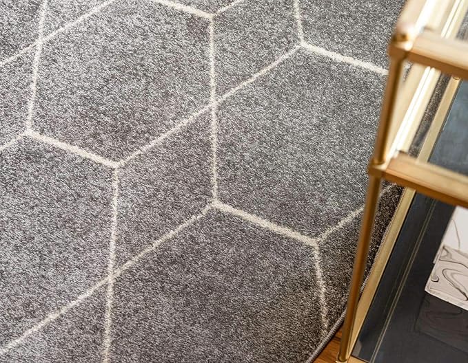 Unique Loom Trellis Frieze Collection Area Rug - Image 5