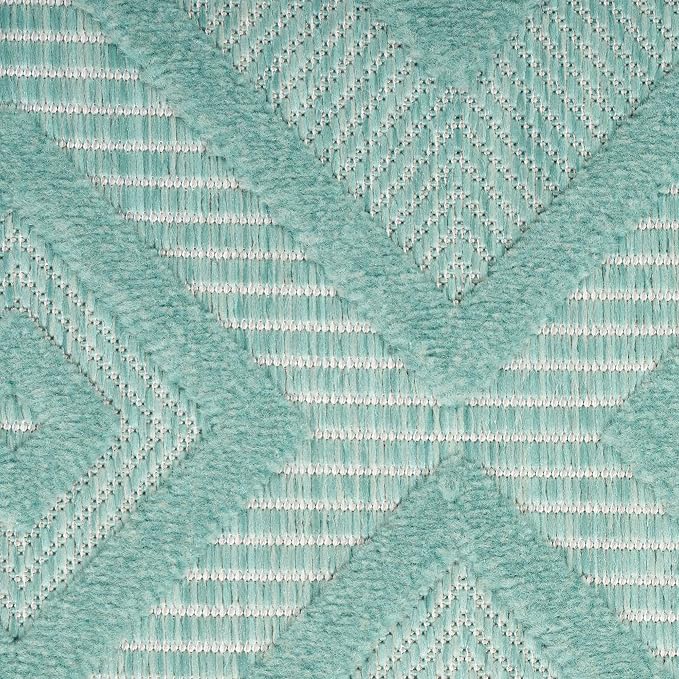 Nourison Home Versatile Aqua Teal 7' x 10' Area Rug - Image 10