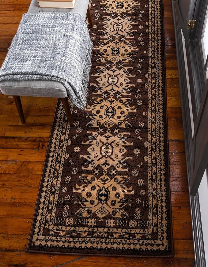 Unique Loom Taftan Collection Border Geometric Tribal Inspired Design Area Rug by UniqueLoom
