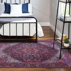 Fame Rugs Turkish Rug. Washable Vintage Oriental Antique Inspired Traditional - Image 3