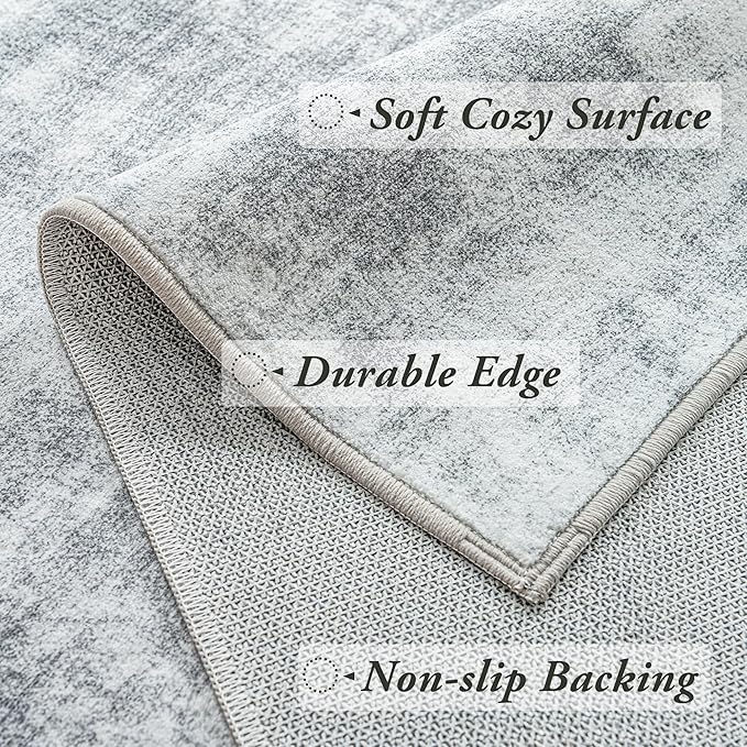 Modern Abstract Neutral 3x8 Runner Rug - Image 4