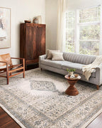 Loloi Teagan Collection TEA-02 Oatmeal/Ivory 7'-11" x 10'-6" Area Rug, Soft - Image 4